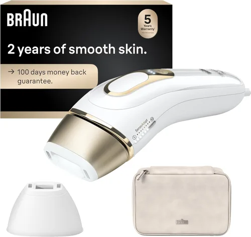 Braun IPL, Seda·Expert Pro 5, Depilación IPL para Mujeres y Hombres, Reducción permanente del vello láser en casa, 2 cabezas, bolsa, IPL5137