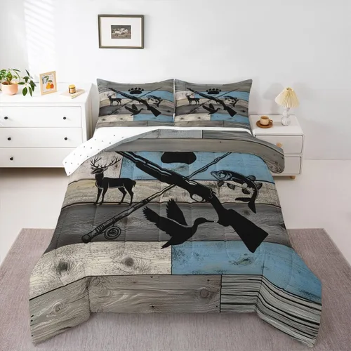 Miniatura 8 de Feelyou, juego de ropa de cama estilo vaquero tamaño individual para niños, juego de edredón occidental para niños y niñas, desierto del lejano