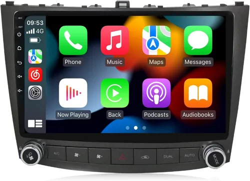 MekedeTech Radio de coche Android para Lexus IS250 IS200 IS220 IS300 IS350 2005-2011, actualización de pantalla táctil de 10 pulgadas, CPU de 4