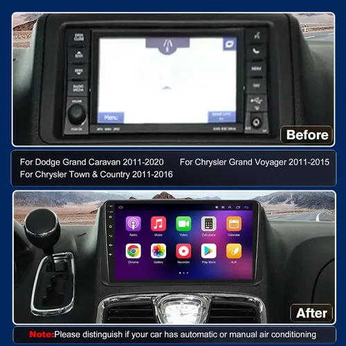 Miniatura 3 de 【4G + 64GB】Radio de coche para Dodge Grand Caravan, para Chrysler Grand Voyager/Town & Country, Android 13 Carplay y Android Auto con radio