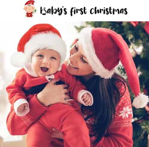 Miniatura 5 de BOSONER Sombrero de Navidad para bebé - Sombreros de Papá Noel para bebé y recién nacido para la primera Navidad de niña y niño
