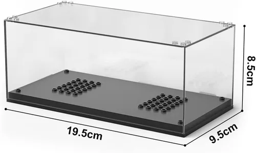 Miniatura 2 de Mould King Vitrina transparente con luces LED para coches Mould King Speed Champions, se adapta a MK 27013 27014 u otros coches