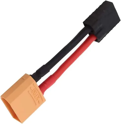 Miniatura 4 de Adaptador de conector de batería RC LiPo de 2 pares compatible con T/R Plug Batería a XT90 Macho Hembra Conectores ESC Cargador