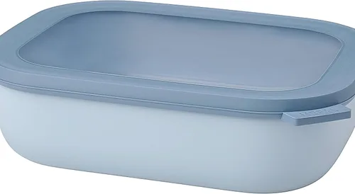 Miniatura 23 de Mepal Cirqula - Recipiente circular rectangular para almacenar y servir alimentos con tapas transparentes, perfecto para preparación de alimentos