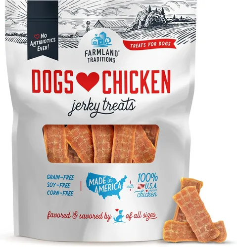 Miniatura 14 de Dulces para perros de pollo fabricados en los EE. UU. de Farmland Traditions, 3 lb