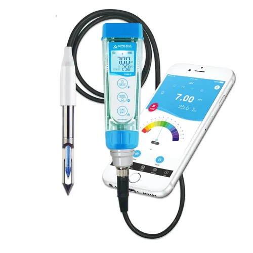 Miniatura 15 de Apera Instruments PH60Z-MS Kit de Probador de Medidor de pH Inteligente Portátil con Electrodo de pH Semi-Micro LabSen 246-5 ATC para Medición de pH