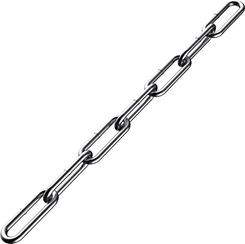 Miniatura 8 de Cadena de acero inoxidable, cadena de eslabones de metal de 13 pies, pequeña cadena ligera de 5/64 pulgadas, cadena de gato para el hogar, al aire