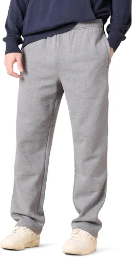 Tienda Essentials - Pantalón deportivo de vellón con parte inferior abierta para hombre (disponible en tallas grandes y altas)