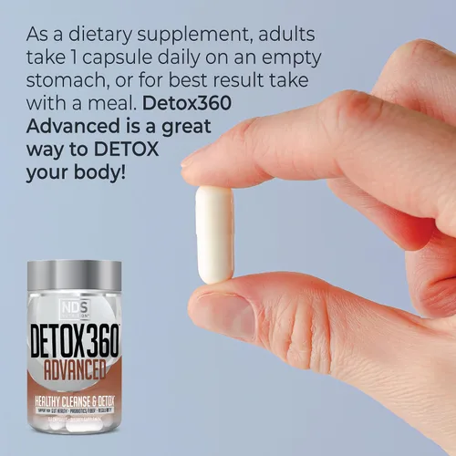 Miniatura 9 de FitLife Brands Nutrition Detox 360 Advanced - Limpieza y desintoxicación con probióticos y fibra para apoyar la salud y el bienestar intestinal