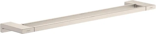 hansgrohe AddStoris 41743820 - Toallero doble moderno en níquel cepillado cepillado níquel