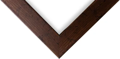 Miniatura 48 de Marco de fotos de 4 x 6 pulgadas, acabado envuelto suave, plano de 1.25 pulgadas de ancho, negro tradicional, MDF compuesto de madera 100% americana