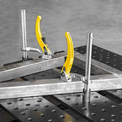 Miniatura 2 de BuildPro Abrazadera de inserción, ∅5/8 Inserto, Mango de trinquete, 4" Profundidad de garganta, UERN5200, BuildPro