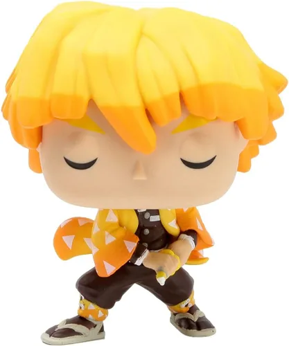 Miniatura 5 de Funko POP Anime - Figura de vinilo Zenitsu Agatsuma Pop! (paquete con funda protectora compatible con Pop Box), multicolor, 3.75 pulgadas