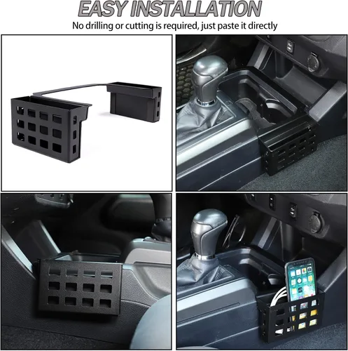 Miniatura 7 de Lcojicep Caja de almacenamiento de control central compatible con Tacoma 2016-2022, caja de almacenamiento lateral de control central, bandeja