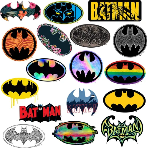 Miniatura 4 de Batman - Paquete de 100 calcomanías de vinilo de lujo troqueladas para laptop, botella de agua, álbumes de recortes, tableta, interior y exterior