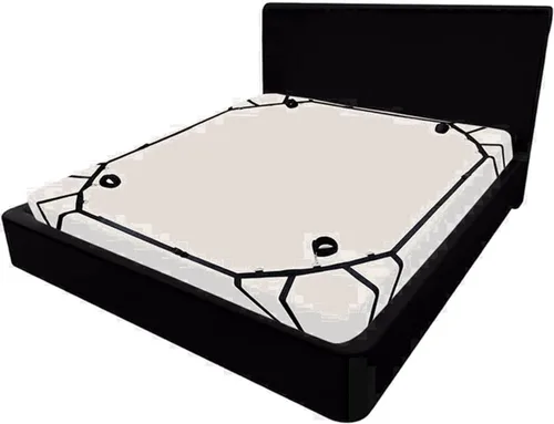 Miniatura 8 de Restricciones de muñeca y tobillo para fijar a los postes de la cama, juego sexual para correas de cama para adultos, colchón King, cuerda fuerte