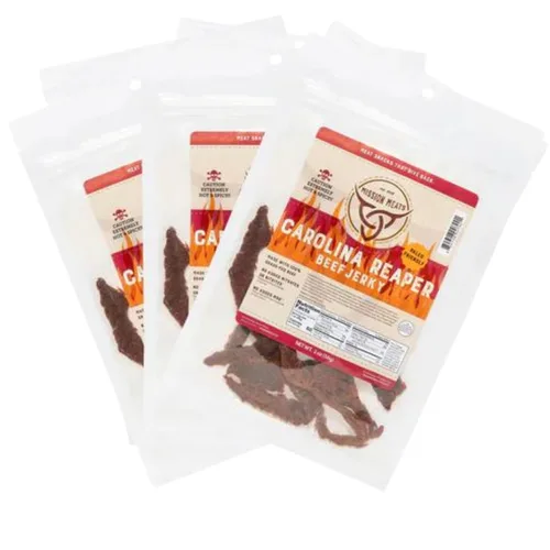 Miniatura 10 de Delicioso charqui de tocineta real sin curar, charqui hecho a mano en pequeños lotes, Kickin' Sriracha, MSG, libre de nitratos y nitritos