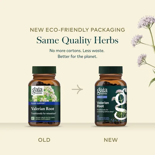Miniatura 7 de Gaia Herbs Raíz de valeriana - Apoyo para la calma y la relajación para prepararse para el sueño* - con extracto de raíz de valeriana - 60