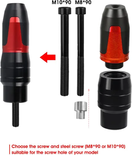 Miniatura 5 de Barra de protección universal para tubo de escape anti caída de motocicleta, deslizadores de marco CNC de aluminio para MT07 MT09 XSR700 XSR900