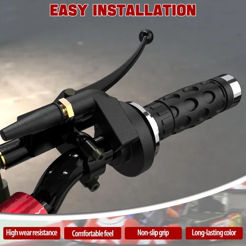 Miniatura 5 de 1PZ GS1-S78 7/8" Juego Universal de Acelerador de Agarre Giratorio con Cable de Acelerador para 50 cc 80 cc 125 cc 150 cc GY6 4 Tiempos Scooter