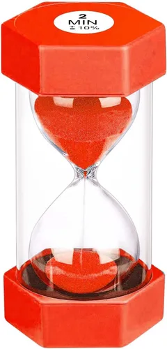 Miniatura 15 de Reloj de Arena con Temporizador de Arena de 1 Minuto, Reloj de Arena Irrompible, SandWatch de Plástico de 1 Min, Reloj De Arena 1 Minutos, Reloj