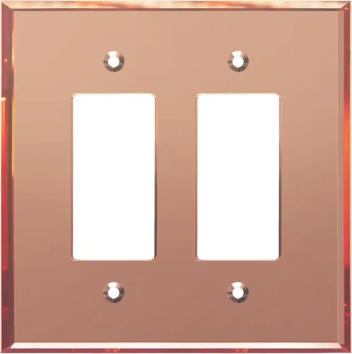 Miniatura 17 de LIDER Placa de Pared Decorativa de Acrílico Reflectante, Placa de Interruptor de Luz Espejada, Cubierta de Tomacorriente de Plexiglás, Vidrio Dorado