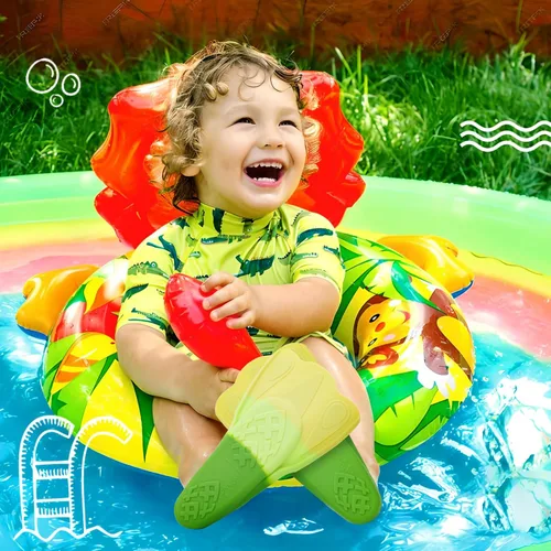 Miniatura 6 de Aletas de entrenamiento de natación para niños, cómodas aletas cortas de silicona para aletas de natación, tamaño de viaje para niños con bolsa