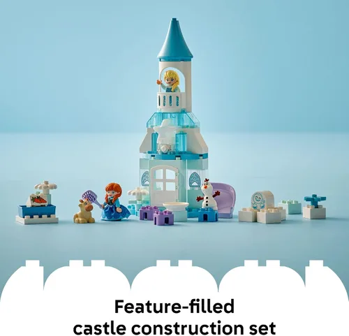 Miniatura 4 de LEGO DUPLO Disney 10455 - Fiesta del castillo de Frozen de Anna y Elsa, juguete para niñas y niños mayores de 2 años, bloques de construcción