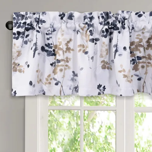 Miniatura 13 de H.VERSAILTEX Cenefa para ventanas de cocina, baño, sala de estar, dormitorio, cenefa opaca con aislamiento térmico y bolsillo para barra, 52