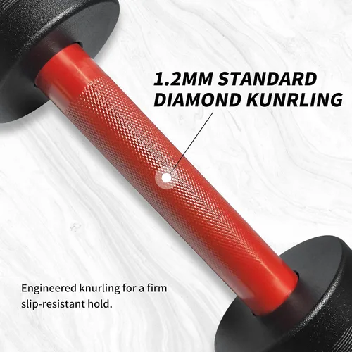 Miniatura 2 de Mango de Mancuerna Olímpica de 16", Mancuernas Cargables para Discos de Peso Olímpicos de 2 pulgadas, Barra de Mancuerna para Entrenamiento