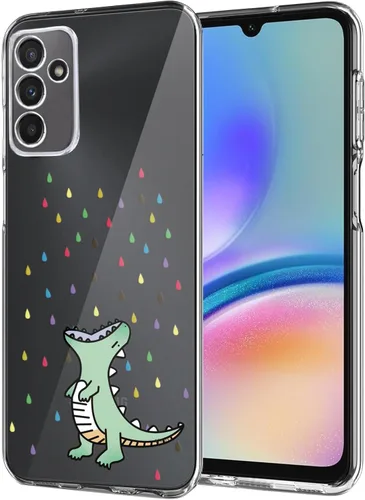 Miniatura 23 de Unov Funda diseñada para Galaxy A06 4G, funda transparente con [patrón antideslizante en relieve], protección delgada a prueba de golpes