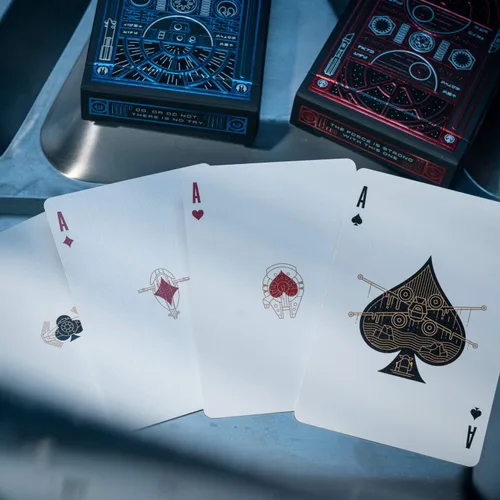 Miniatura 7 de theory11 Star Wars Edición Especial Plateada - Juego de Cartas Premium de Lado Oscuro Gris Temático