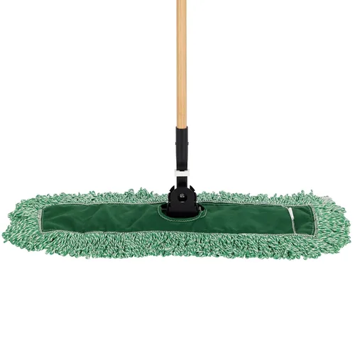 Miniatura 4 de Rubbermaid Commercial Products Trapeador de polvo de mezcla de microfibra, 36 pulgadas, verde, repuesto de cabezal resistente para limpieza