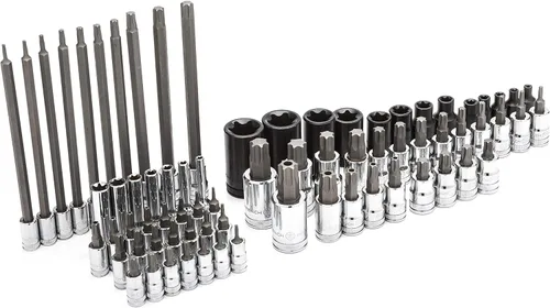 GEARWRENCH Juego de llaves de vaso Master Torx de 74 piezas - 89085