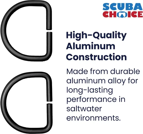 Miniatura 4 de Scuba ChoiceScuba Choice Aluminum BCD D-Ring Set