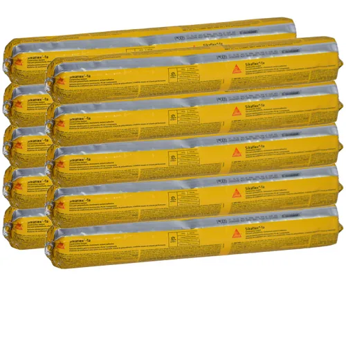 Salchicha Blanca, Pack de 10. Sellador de juntas elastomérico, no hundido, poliuretano para hormigón y mampostería para juntas verticales y Blanco