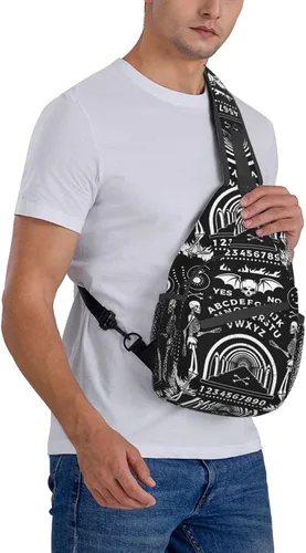 Miniatura 5 de Mochila vintage de elefante, unisex, bolsa cruzada en el pecho, bolsa de hombro para mujeres y hombres, senderismo y viajes