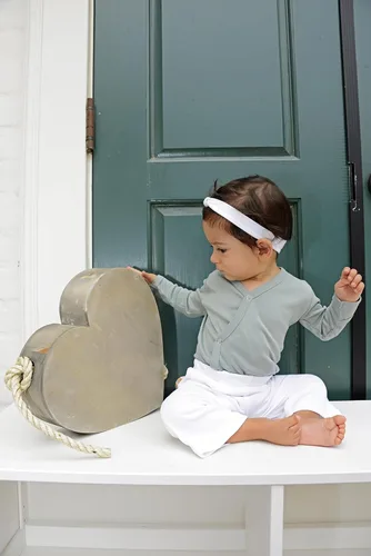 Miniatura 2 de L'ovedbaby Kimono unisex de algodón orgánico para bebé