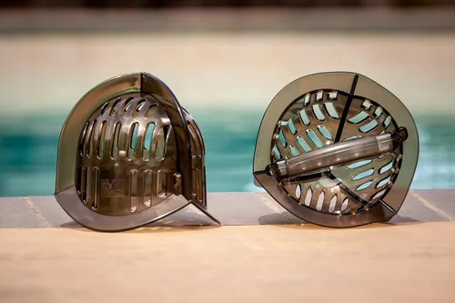 Miniatura 2 de Pesas totales de piscina para paquete de ejercicios acuáticos, campanas de policarbonato para la parte superior del cuerpo y aletas acolchadas