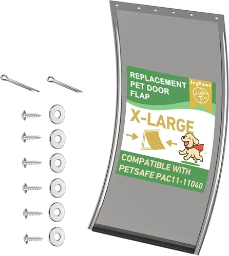 Miniatura 18 de Solapas grandes de repuesto para puerta con soporte de metal, tornillos y arandelas de acero inoxidable 304, compatibles con PetSafe Freedom