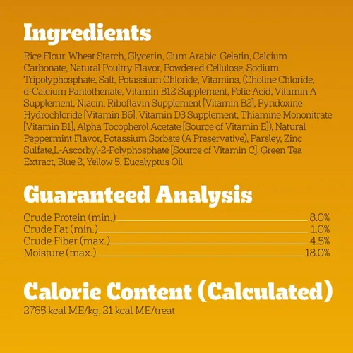 Miniatura 5 de Pedigree Dentastix - Golosinas para perros de razas pequeñas y de juguete, sabor fresco, (7) bolsas de 21 unidades (147 golosinas en total)