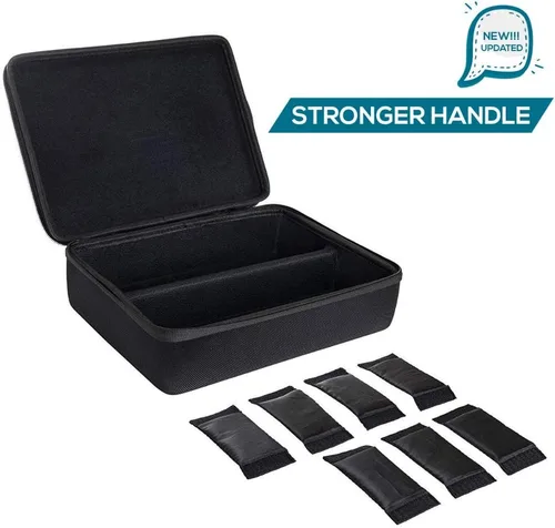 Miniatura 4 de Estuche extragrande duro Caseling (2 filas) para Juego de tarjetas C. A. H. Para el juego principal de tarjetas y 6 expansiones más. Incluye 6 Negro