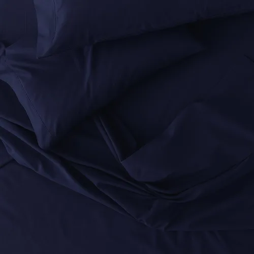 Miniatura 7 de Juego de sábanas de cama King de percal Peru Pima de 285 hilos - 100% algodón peruano Pima, 4 piezas