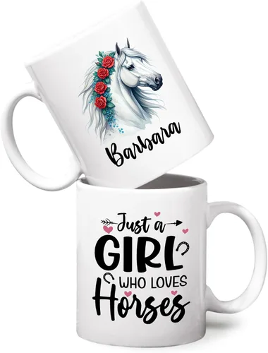 Miniatura 15 de Taza personalizada con texto en inglés "Just A Girl Who Loves Chick", tazas de cerámica con nombre personalizado para amantes del pollo, regalos