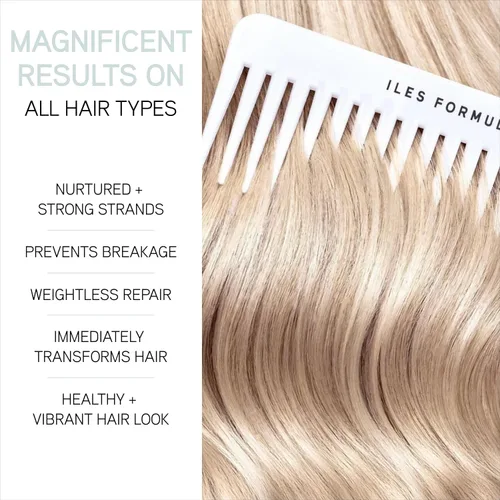 Miniatura 4 de ILES FORMULA Acondicionador para cabello seco, dañado y teñido – Reparación del cabello profundamente hidratante e hidratante, anti-encrespamiento