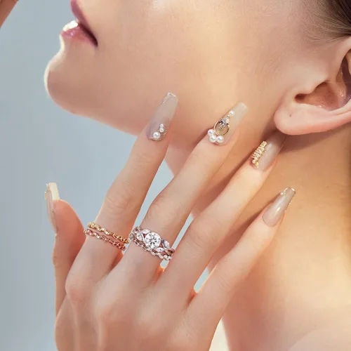 Miniatura 4 de MOOSEA Willow Moissanite Engagement Rings for Women, 1.2ct D Color VVS1 Clarity Lab Created Moissanite Wedding Ring 925 Sterling Silver Solid Twig