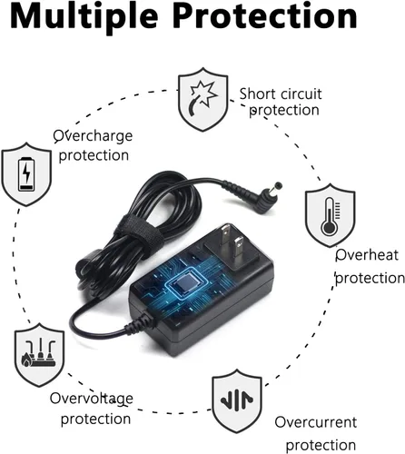 Miniatura 7 de Adaptador de 12V 1A Max 2A Salida de fuente de alimentación 100mA ~ 2000mA Compatible con Yamaha PA-130 Piano Digital Piano Portátil Serie Cargador