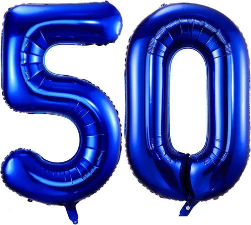 Miniatura 9 de Globos de color azul marino con el número 14, globos de cumpleaños de 40 pulgadas, color azul oscuro, globos de cumpleaños de 14 o 41 pulgadas, Azul