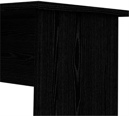 Miniatura 8 de Tvilum Escritorio con 4 cajones, grano de madera negro