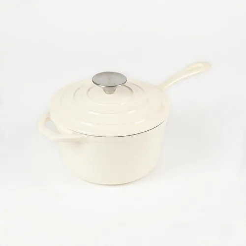 Miniatura 8 de HAWOK Mini cacerola de hierro fundido de 2 cuartos de galón, 7 pulgadas con tapa, pre-sazonada